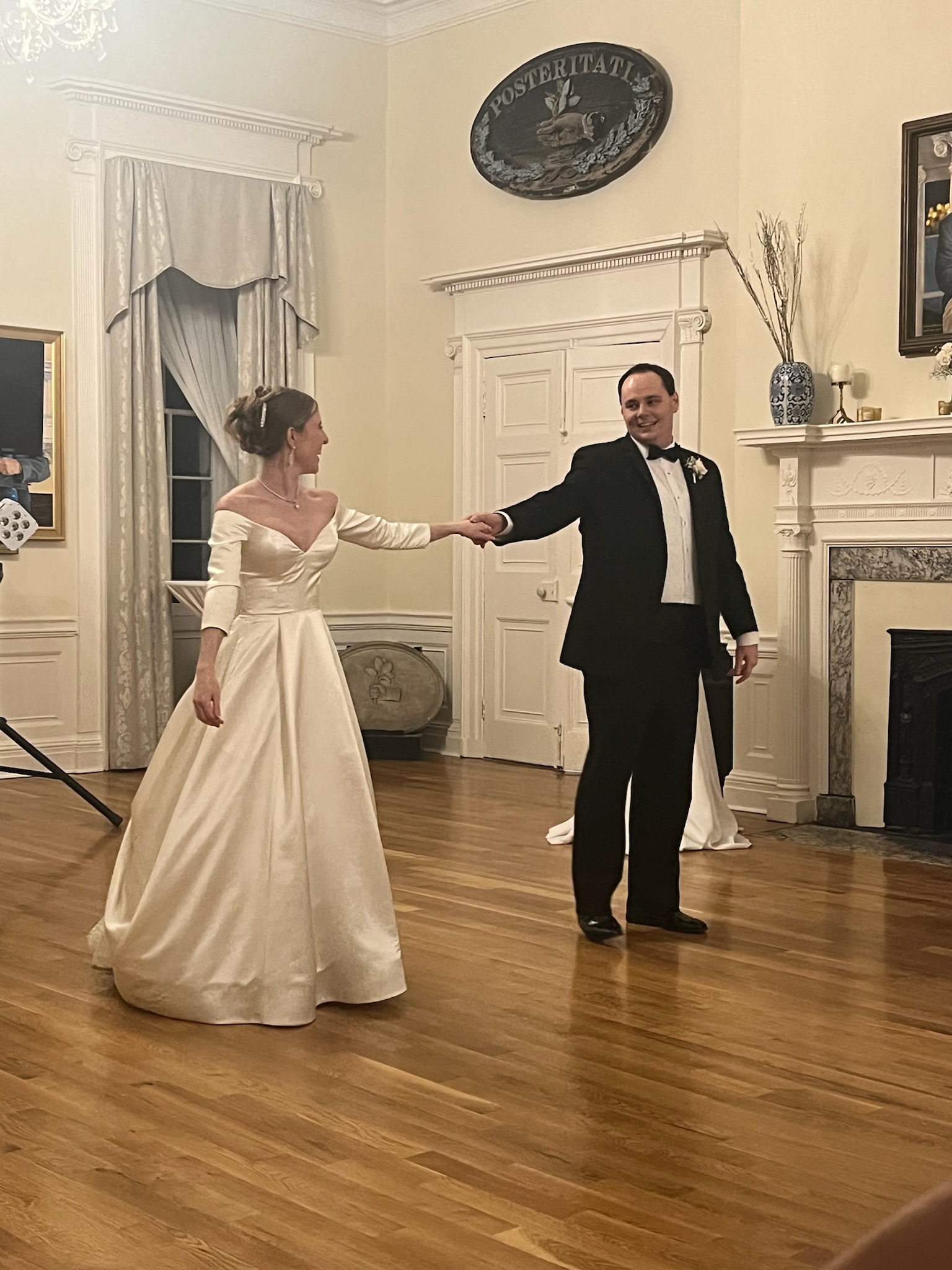 Will and Ellen enjoying coffee in Raleigh